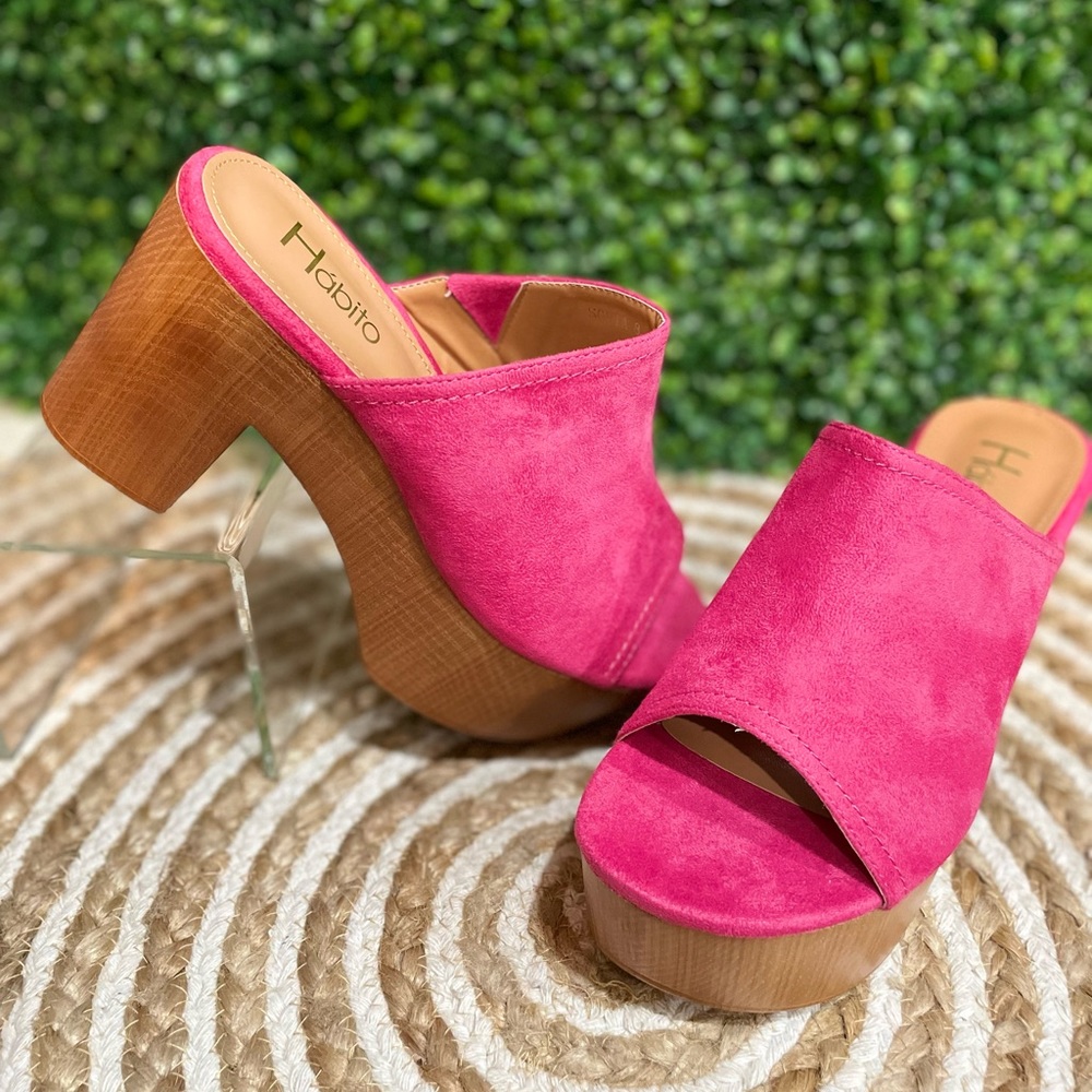 pink platforms